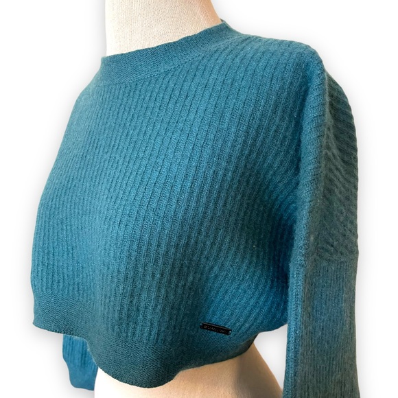 SWEATY BETTY wool/cashmere cropped sweater - Picture 5 of 12